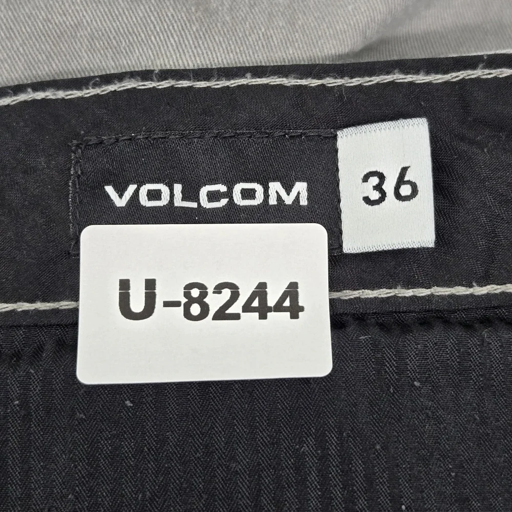 Volcom Men Pants 36‎ Gray Chino Twill True To This 31